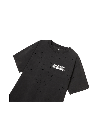 Satisfy Running MothTech™ T‑Shirt- Faded Black