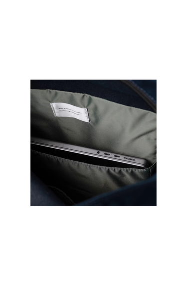 Sandqvist Ground Roll-Top Backpack - Navy