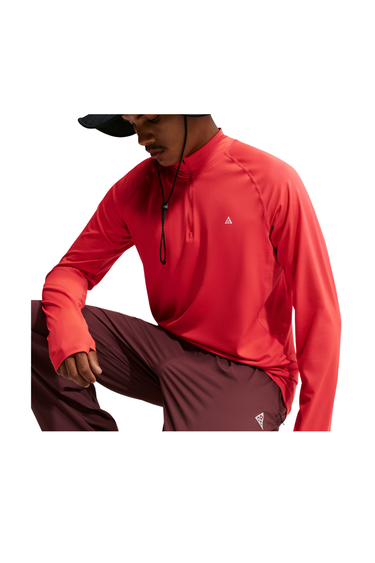 ACG "Wildsee" Dri-FIT 1/4-Zip Long-Sleeve Hiking Top - Lt Crimson/Summit White