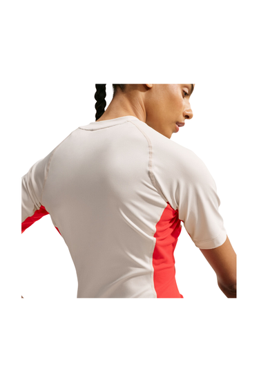 Nike ACG "Wildsee" Dri-FIT (Women's) Short-Sleeve Base Layer Top - Lt Orewood Brn/Lt Crimson/Summit White