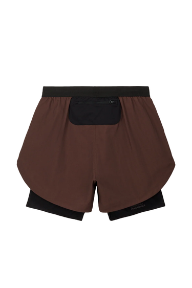 ACT RUNNING ShellLight Short 2in1 - Brown