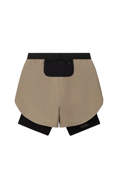 ACT RUNNING ShellLight Short 2in1 - Taupe