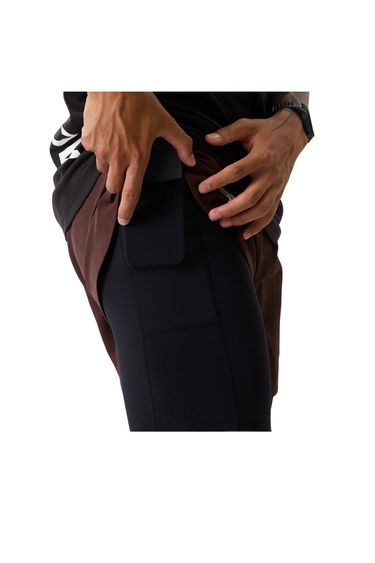 ACT RUNNING ShellLight Short 2in1 - Brown