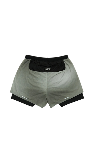 Atlas Collectif Aeria Ultra Race 2-In-1 Run Shorts - Gradient Olive