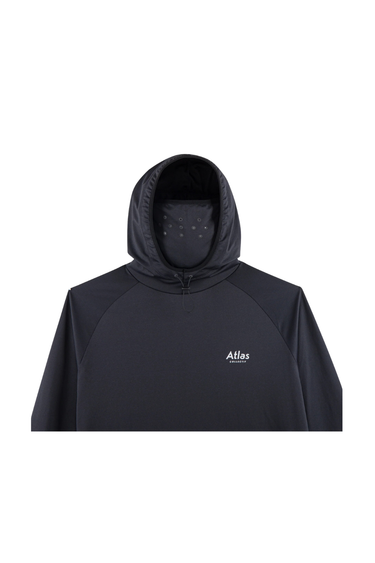 Atlas Collectif Illumi Trax Performance Balaclava Hoodie - Black