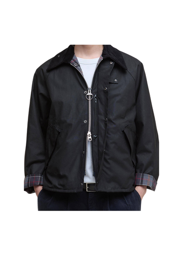 Barbour Modified Transport Waxed Jacket - Black