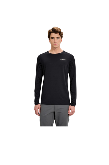 Berghaus Delta Long Sleeve Tech Tee - Black