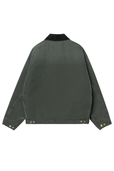 Carhartt WIP OG Detroit Jacket - Raven / Black, Stone canvas