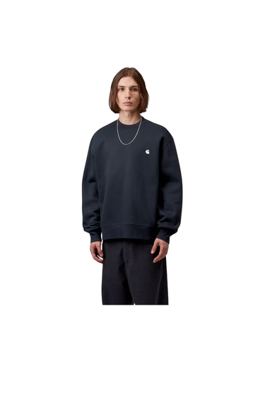 Carhartt WIP Mack Sweat - Dark Navy/Wax