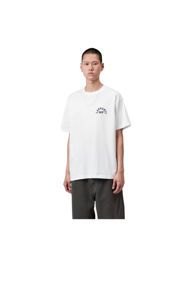Carhartt WIP S/S Arch Script T-Shirt - White/Dark Navy