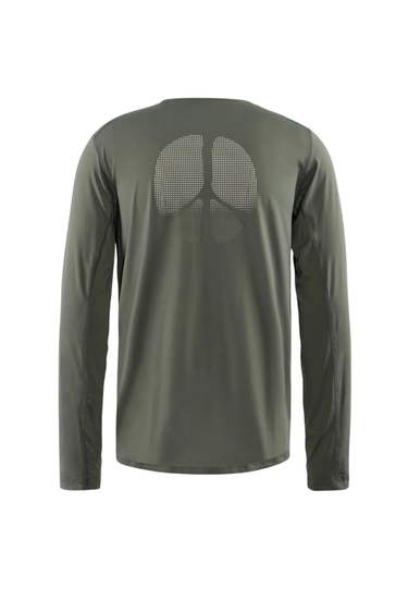 District Vision Ultralight Long Sleeve Aloe Tee - Oyster