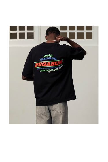 Goodies Sportive Motor Oil Tee - Black