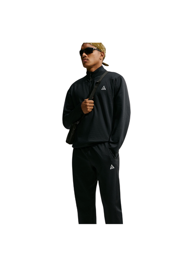 Nike ACG "Wolf Grid" Therma-FIT 1/2-Zip Hiking Top - Black