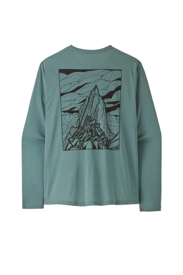 Patagonia Long-Sleeved Capilene® Cool Daily Shirt Cloud Crag - Blue Sage / Light Blue Sage x-dye (Copy)