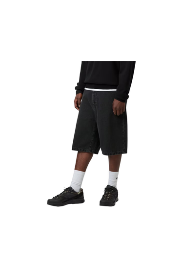 CARHARTT WIP Landon Short - BLACK STONE WASHED