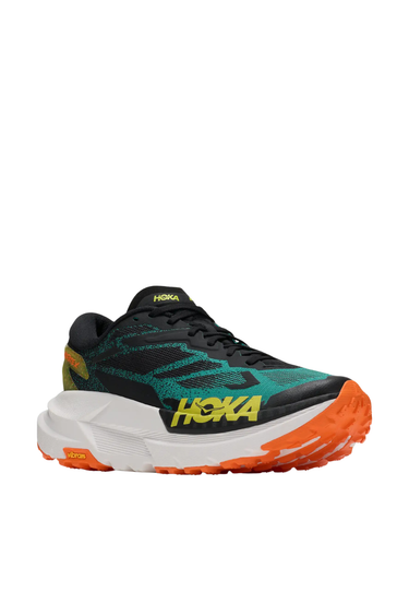 Hoka Mafate X - Black / Electric Aqua