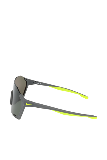 NIKE CHARGED SHIELD - MATTE SMOKE GREY/GREEN LENS