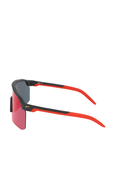 NIKE EXPEDITION SHIELD - MATTE DARK SMOKE GREY/RED MIRROR LENS