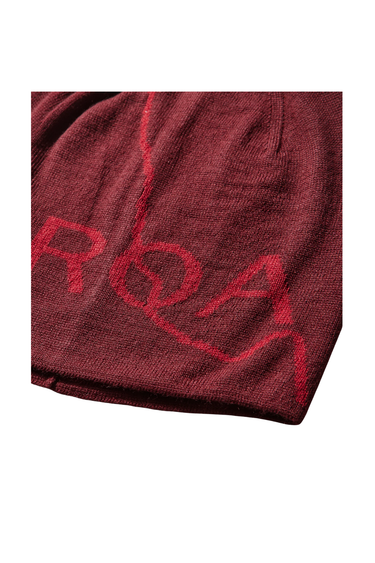ROA Logo Wool Beanie - Burgundy