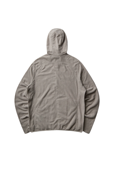 ROA Awi Thermal Zip Up Hoodie - Light Grey