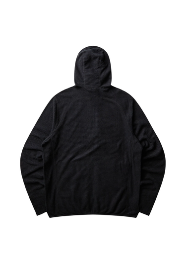ROA Awi Thermal Zip Up Hoodie - Black