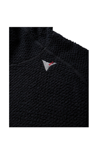 ROA Awi Thermal Zip Up Hoodie - Black
