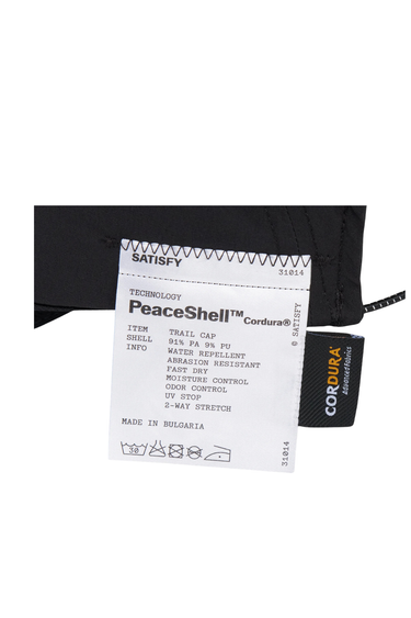 Satisfy Running PeaceShell™ Cordura® Trail Cap - Black