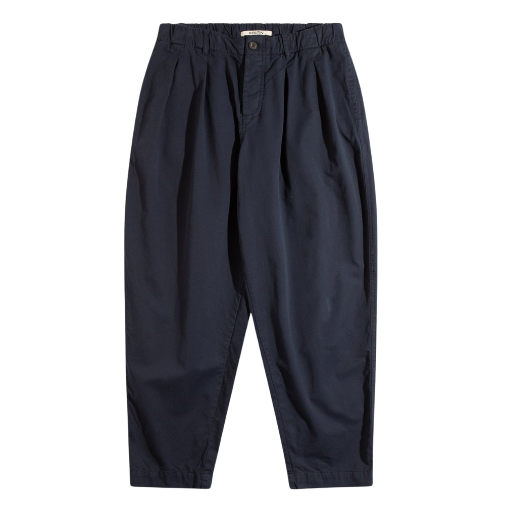 Kestin Clyde Pant in Navy Cotton Twill