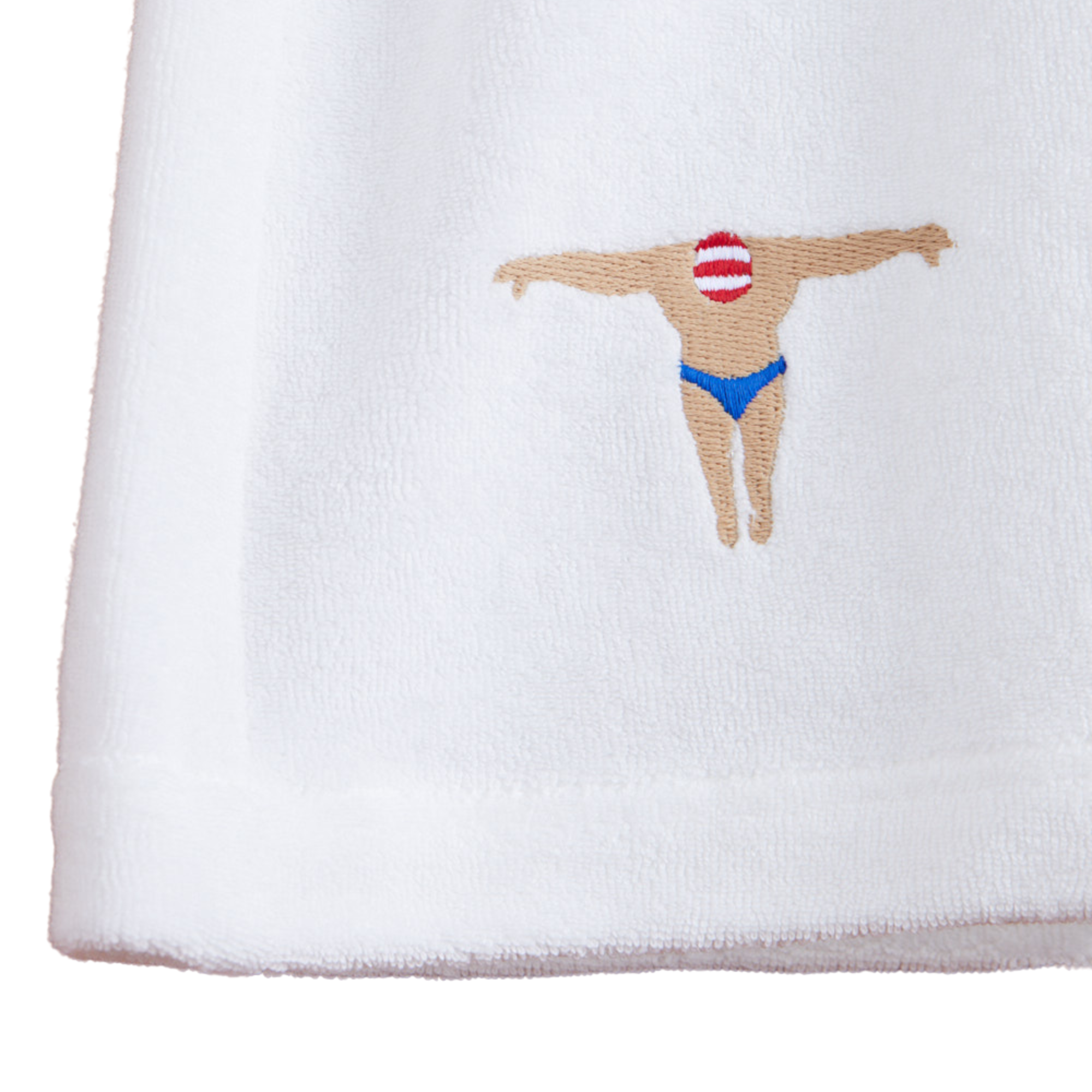 Portuguese Flannel Swim Club Shirt in Ecru