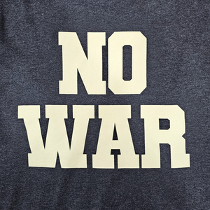 Progress Running Club No War T-Shirt in Charcoal Grey