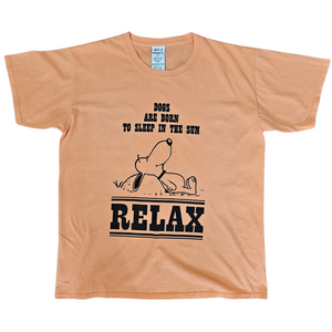 Wild Donkey Relax T-Shirt in Extra Strong Washed Orange