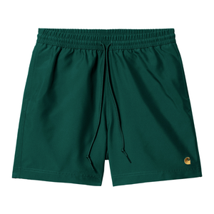 Carhartt WIP Chase Swim Trunks In Chevril And Gold