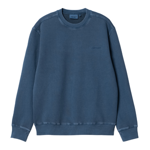 Carhartt Duster Script Sweatshirt in Elder (Garment Dyed)