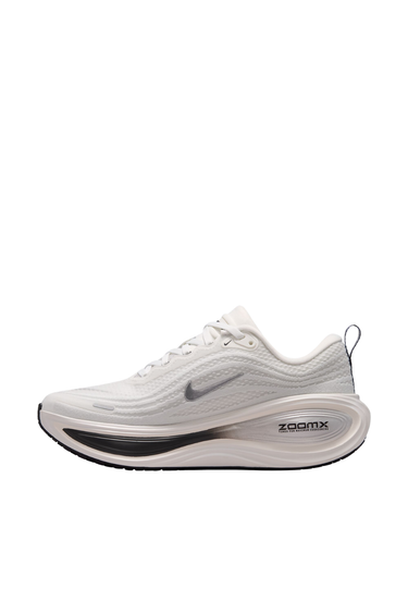 Nike Vomero Plus (Women's) Road Running Shoes - Summit White/Metallic Silver-Sail