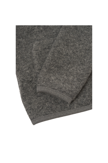 Universal Works Wool Fleece Cardigan - Grey Marl