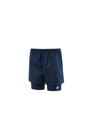 District Vision Ripstop Layered Trail Shorts - Midnight/ Indigo