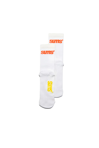 Sums All Season Socks - White / Orange