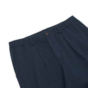 Universal Works Pleated track Pant - Navy