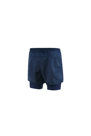 District Vision Ripstop Layered Trail Shorts - Midnight/ Indigo