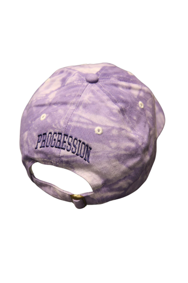 Progress Running Club 'Progression' Cotton Tie-dye Cap - Purple