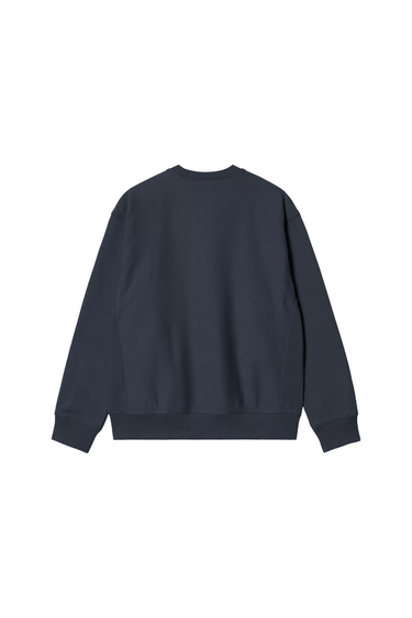 Carhartt WIP American Script Sweat - Deep Night