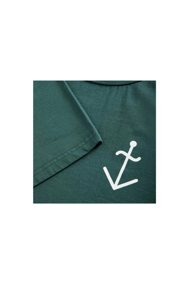 La Paz Dantas T-Shirt - Dark Green/Off White