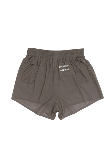 Optimistic Runners PERFORATED SHORTS - Camel