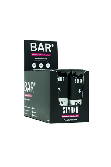 STYRKR BAR+ Protein Rice Bar - Raspberry & White Chocolate