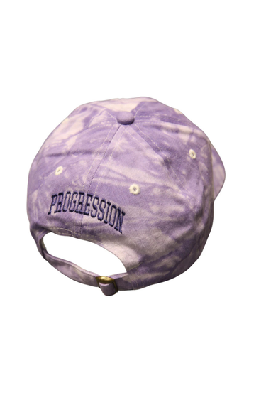 Progress Running Club 'London' Cotton Tie-dye Cap - Purple