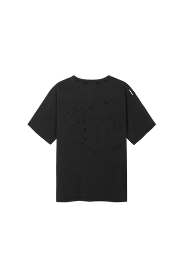 Satisfy Running MothTech™ T‑Shirt 'Varsity' - Faded Black