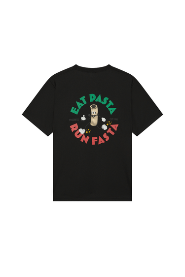 Progress Running Club Japan Eat Pasta S/S Tech T-Shirt - Black