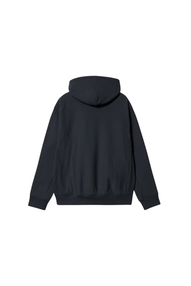 Carhartt WIP Hooded American Script Sweat - Deep Night