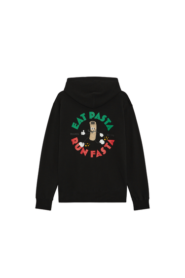 Progress Running Club Japan 'Eat Pasta' Hoodie - Black