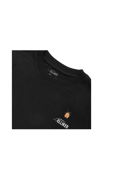Elliker Rill Bug Print S/S T-Shirt - Black